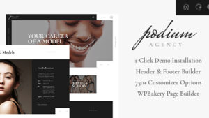 Podium-Fashion-Model-Agency-WordPress-Theme-Nulled-300x169