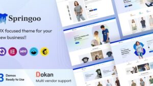 Springoo-Fashion-T-shirt-WooCommerce-WordPress-Theme-Nulled-300x169